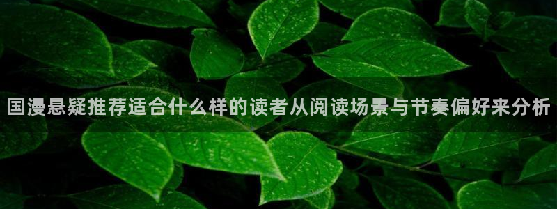 漫蛙漫画漫画作品大全：国漫悬疑推荐适合什么样的读者从阅读场景与节奏偏好来分析